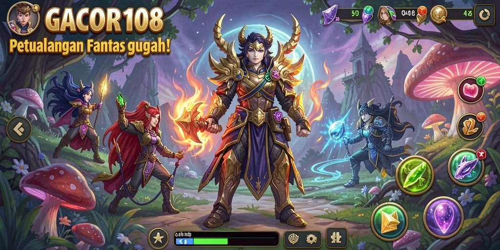 Gameplay GACOR108 menampilkan pertarungan epik dan petualangan mendalam.