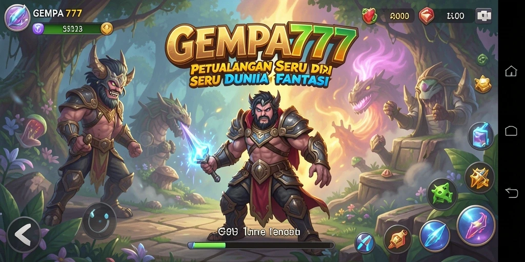 Screenshot GEMPA777 menampilkan aksi seru dalam gameplay petualangan.