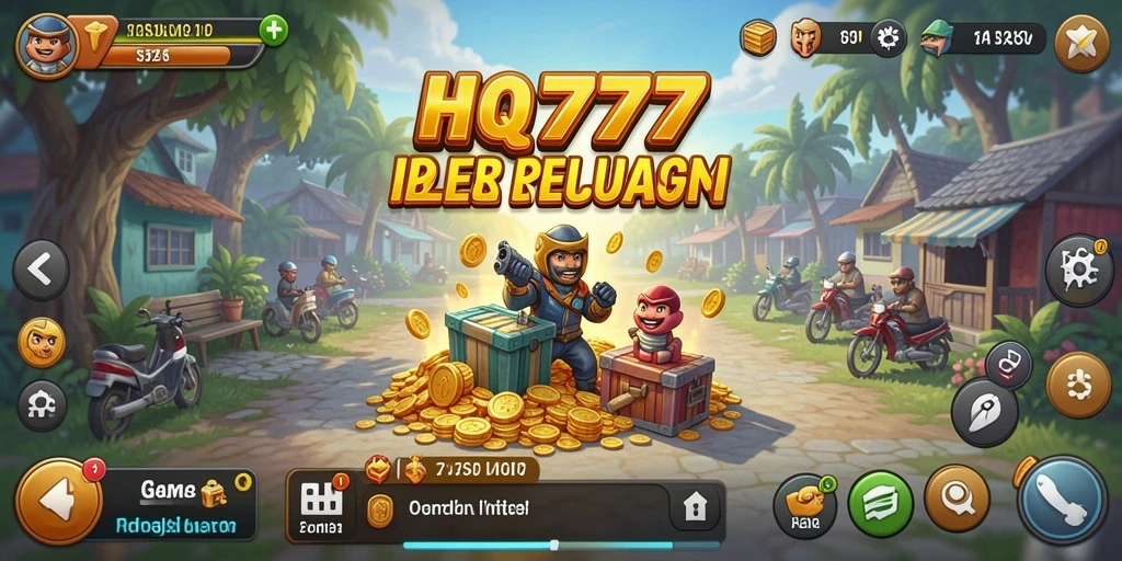 Screenshot gameplay <strong>HQ777</strong> menampilkan interaksi karakter dalam game Idle.