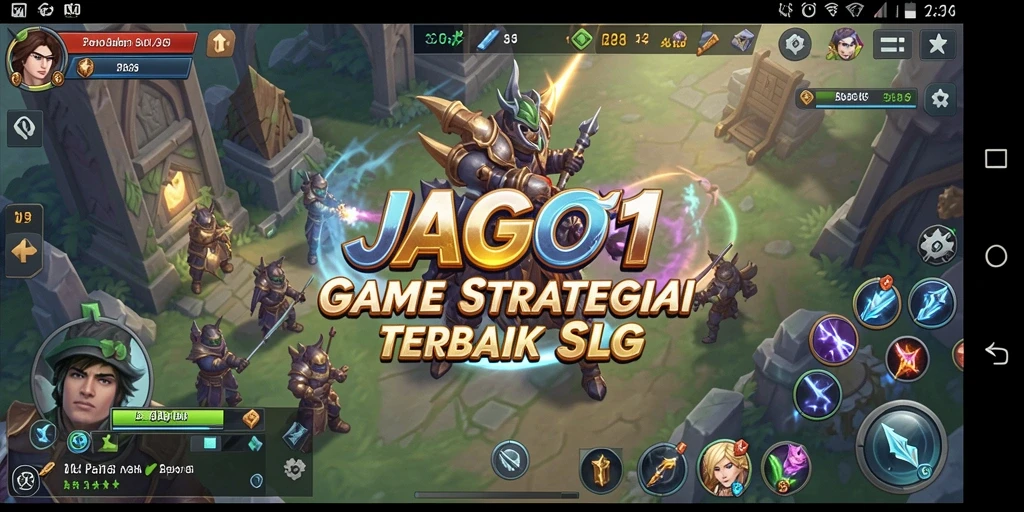 Tampilan gameplay JAGO11 dengan elemen strategi yang mendebarkan.