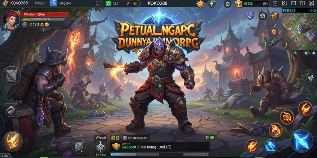 Screenshot KOKO288 menampilkan aksi gameplay dalam petualangan MMORPG.