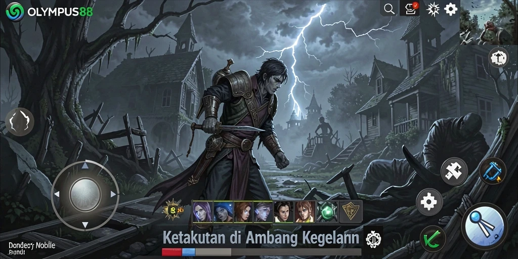 Tampilan gameplay OLYMPUS88 yang menegangkan dan mencekam.