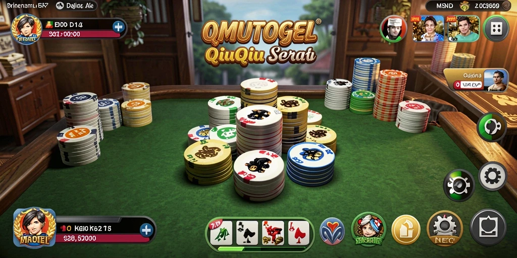 Tampilan gameplay seru dari OMUTOGEL yang menggugah semangat bermainan.