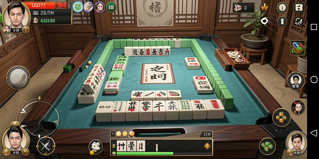 Tampilan gameplay UG777 yang menarik dan menghibur dalam Mahjong.