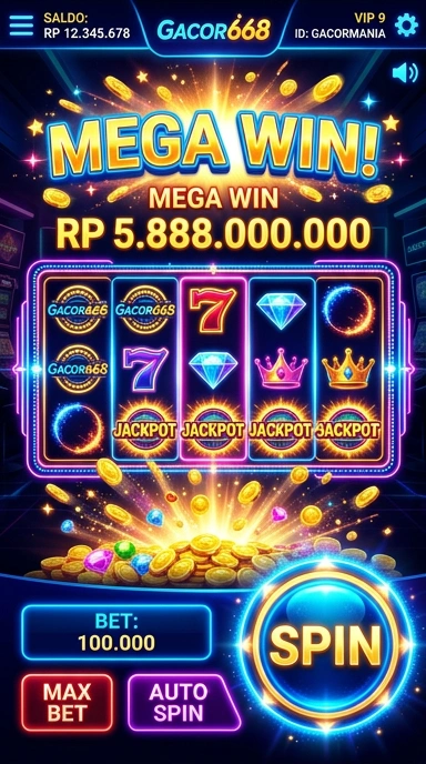 Tampilan antarmuka pengguna gacor668 yang sederhana dan intuitif.