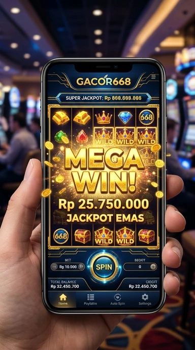 Screenshot aplikasi gacor668 yang menunjukkan proses unduh yang cepat.